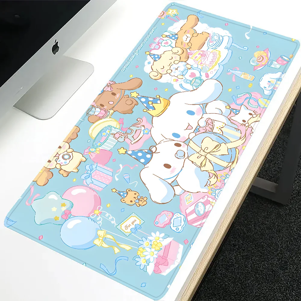 

S-Sario C-Cinnamoroll Mousepad Mousepad New Arrivals Large Gaming Mousepad L XL XXL Gamer Mouse Pad Size For Keyboards Mat