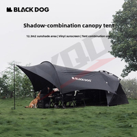 Naturehike BLACKDOG Camping Automatic Tent Waterproof Sun Shelter Beach for 2-3 People Outdoor Travel Picnic 150D Dome Tent New