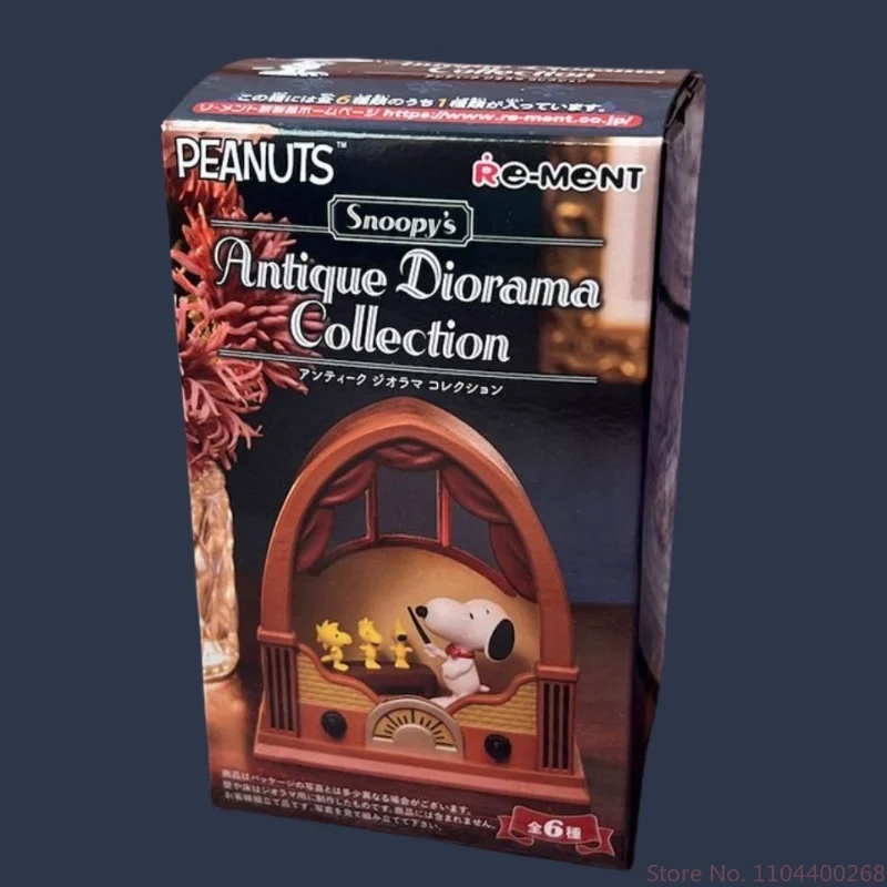 

Оригинальные игрушки для конфет, оригинальные антикварные диорамы Snoopy, коллекция миниатюрных моделей, модные игрушки, слепая коробка, подарки на заказ