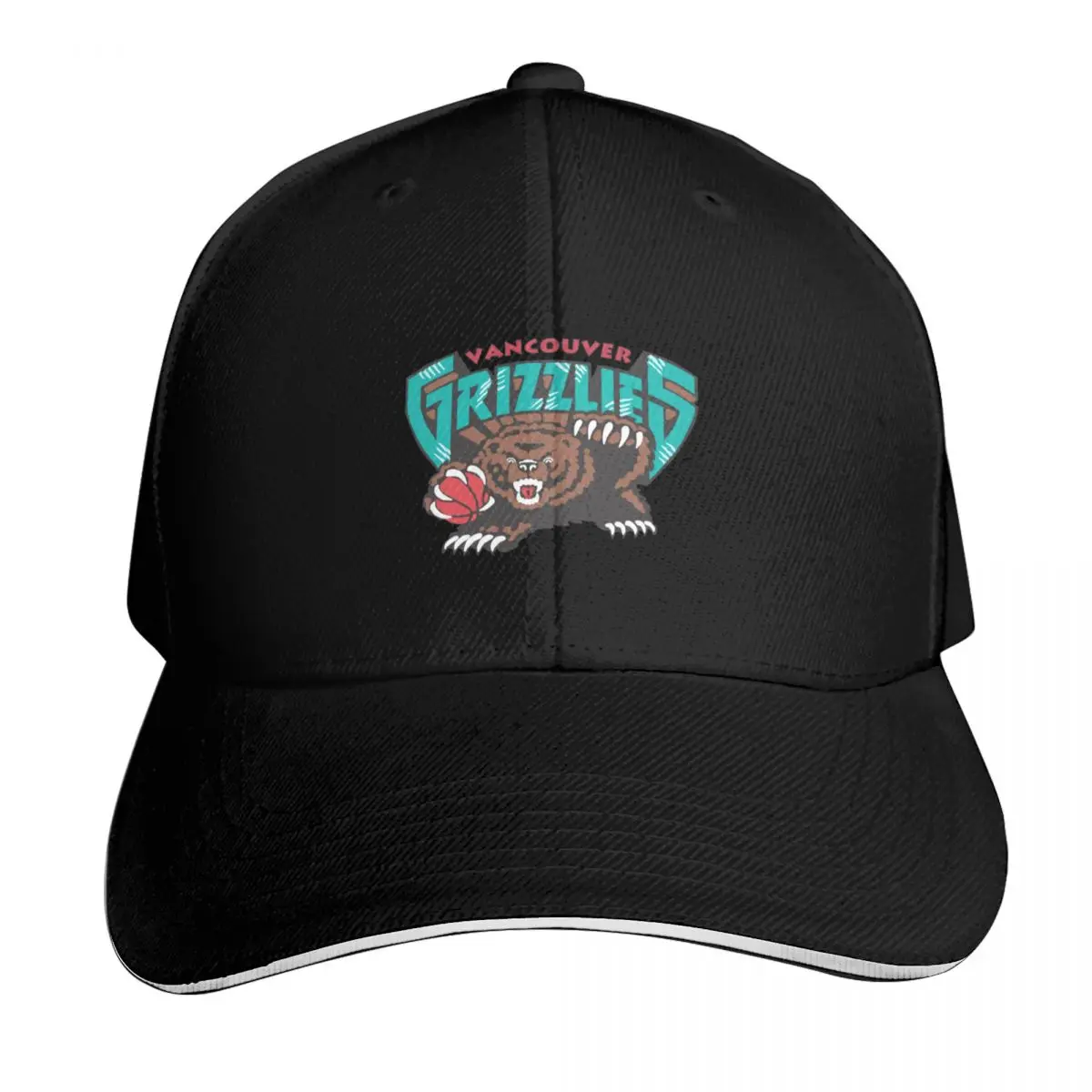 Classic Grizzlies-Icon Baseball Cap Strapback Dad Hat Six Panel Structured Crown Sun Protection UPF 50+