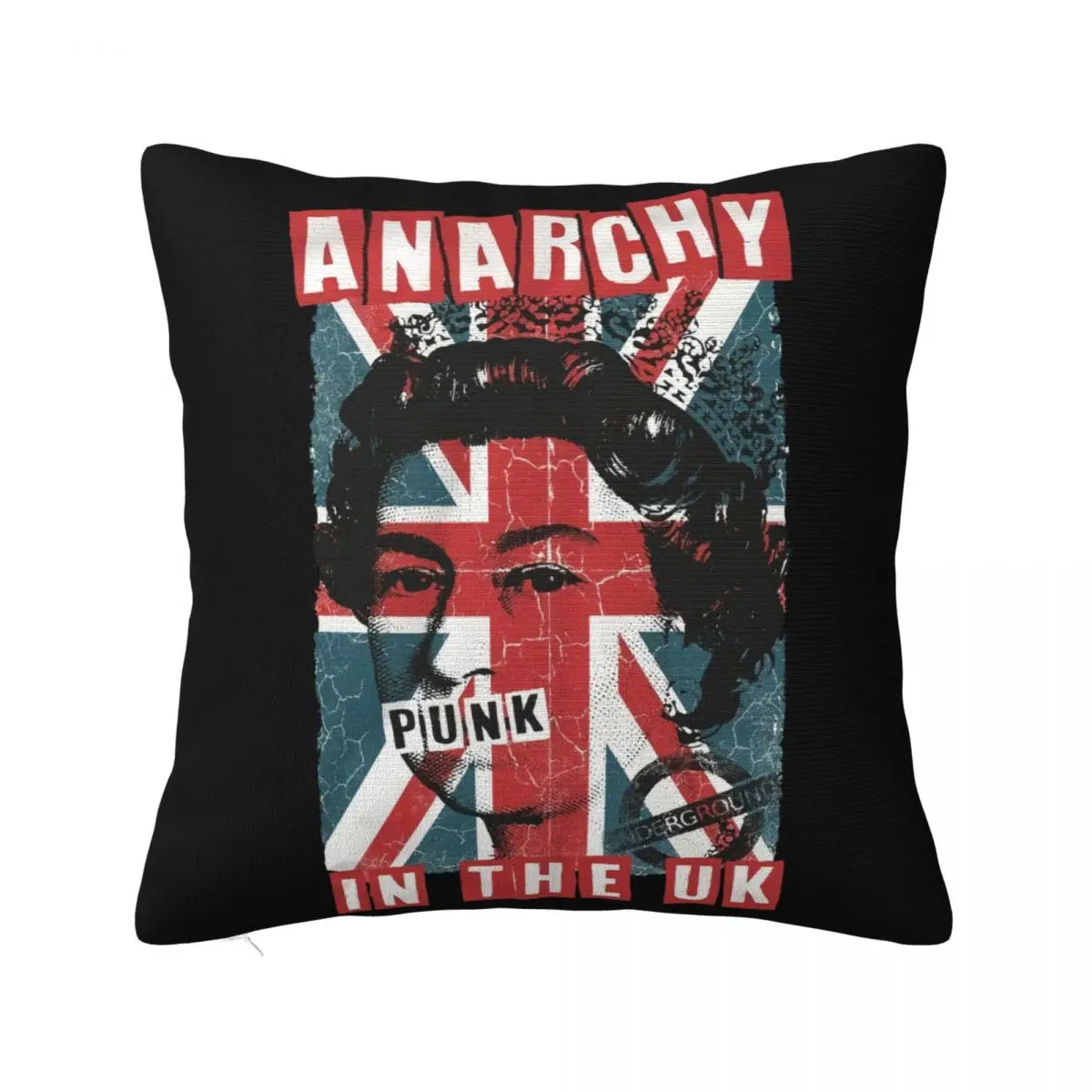 Union Jack Flagge Anarchie Grosbritannien Toller Punk God Save The Queen Pillow Case