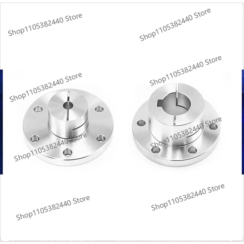 6061 Aluminum Flange Coupling w/ Keyway - Omnidirectional & Mecanum Wheel