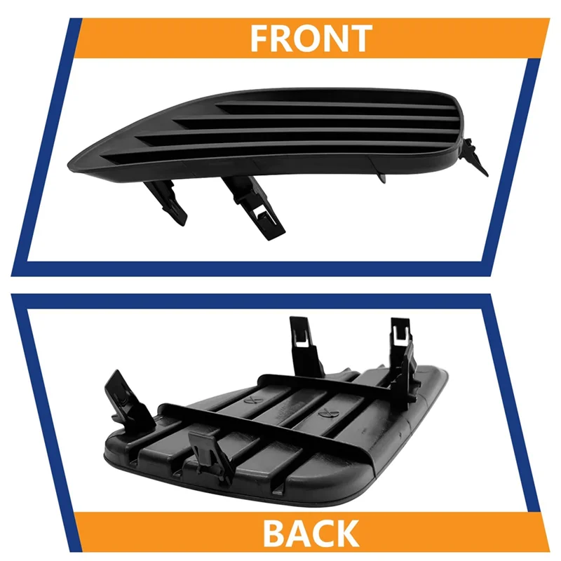 AT35-Front Bumper Insert Fog Lamp Light Cover For Toyota Camry 2010 2011 Accessories 5212706140 5212806140 ,1 Pair