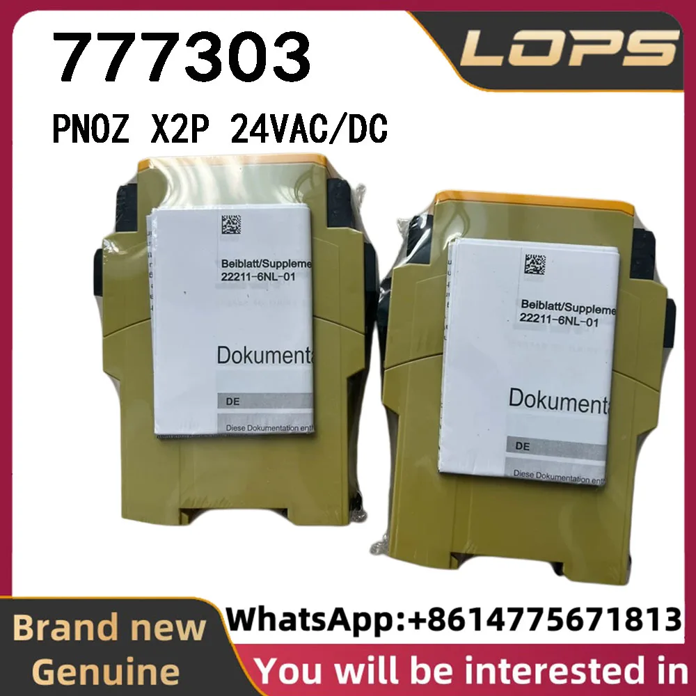 PNOZ X2P 24VAC/DC Pilz 777303 safety relay, brand new original genuine, large quantity in stock, welcome to inquire