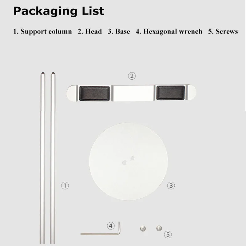 الألومنيوم سماعة حامل حامل المزدوج شماعات حامل سماعة مكتب رف شاشة قوس مع المضادة للانزلاق وسادة لعبة سماعات