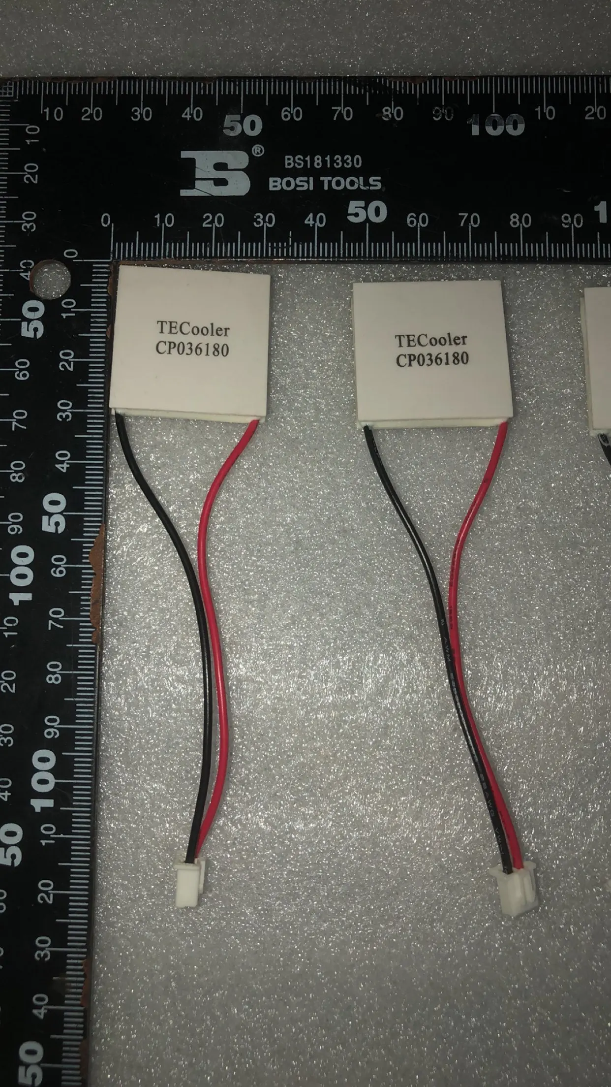 Thermoelectric Cooler CP036180 30x30x4.3mm 277 Peltier Module