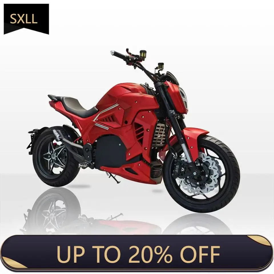 SXLL high-performance racing electric motorcycle 3000 watts chain motor 40A lithium battery maximum speed 110 km/h