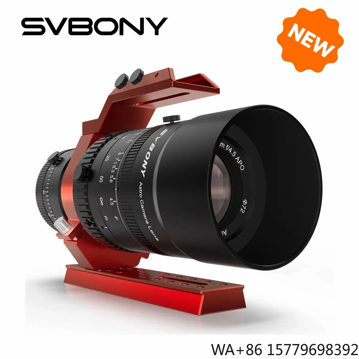 SVBONY SV555 Astrophotography Telescope APO 243mm F4.5 Telephoto Camera Lens for Full Frame Sky Imaging