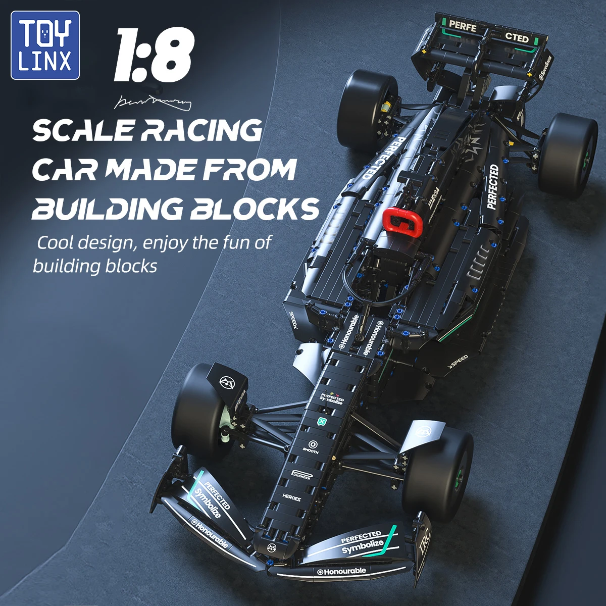 

Технические гонки, классические характеристики, 1724 шт., строительные блоки, модели суперкаров, комплект игрушек «сделай сам», для детского праздничного подарка