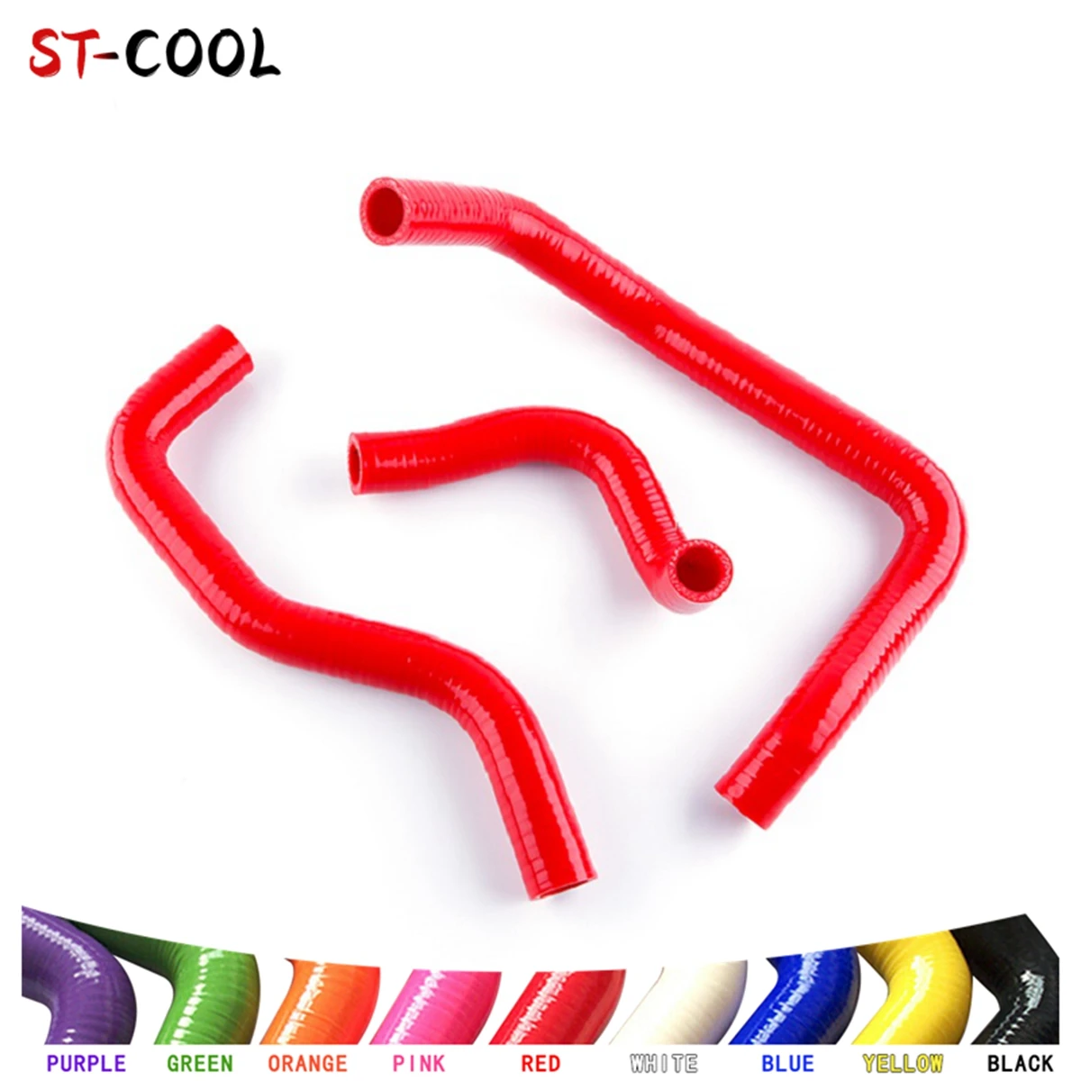 For 2003-2008 Kawasaki Ninja ZX6R ZX-6R ZX600 2004 2005 2006 2007 Silicone Radiator Hoses Tubes Piping Kit 3Pcs 10 Colors