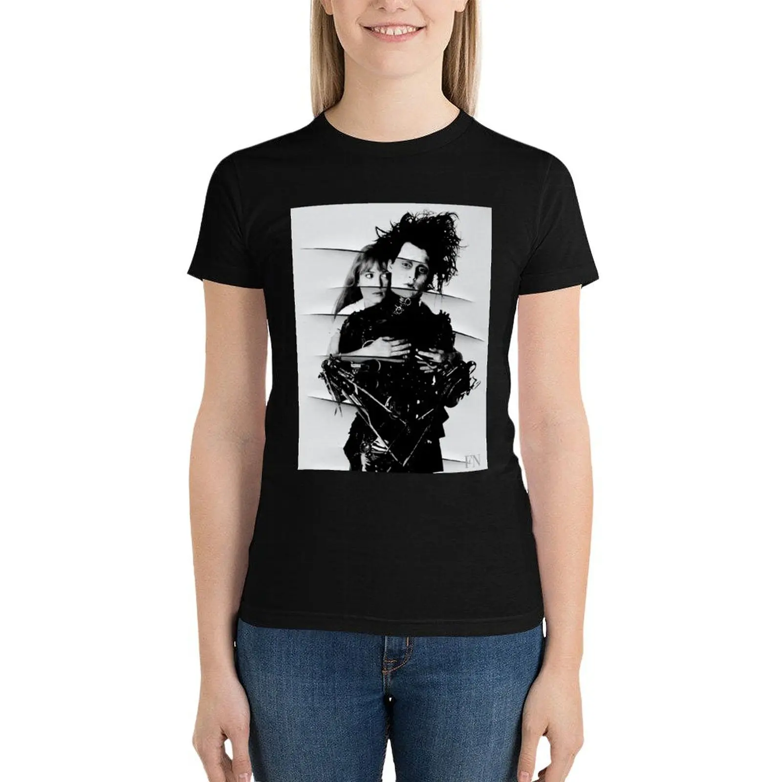 Edward Scissorhands & Kim - Souvenir photos from the personal family album by Fausto Novelli F&N T-Shirt