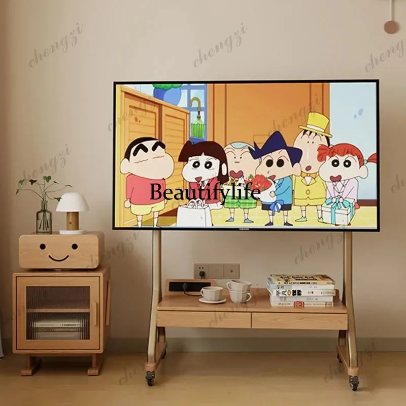 0776 Holz-Wohnzimmer-TV-Ständer Luxuriöse Moderne Salon-Schränke Trendige Einzigartige TV-Tische Regal Möbel im Chinesischen Stil