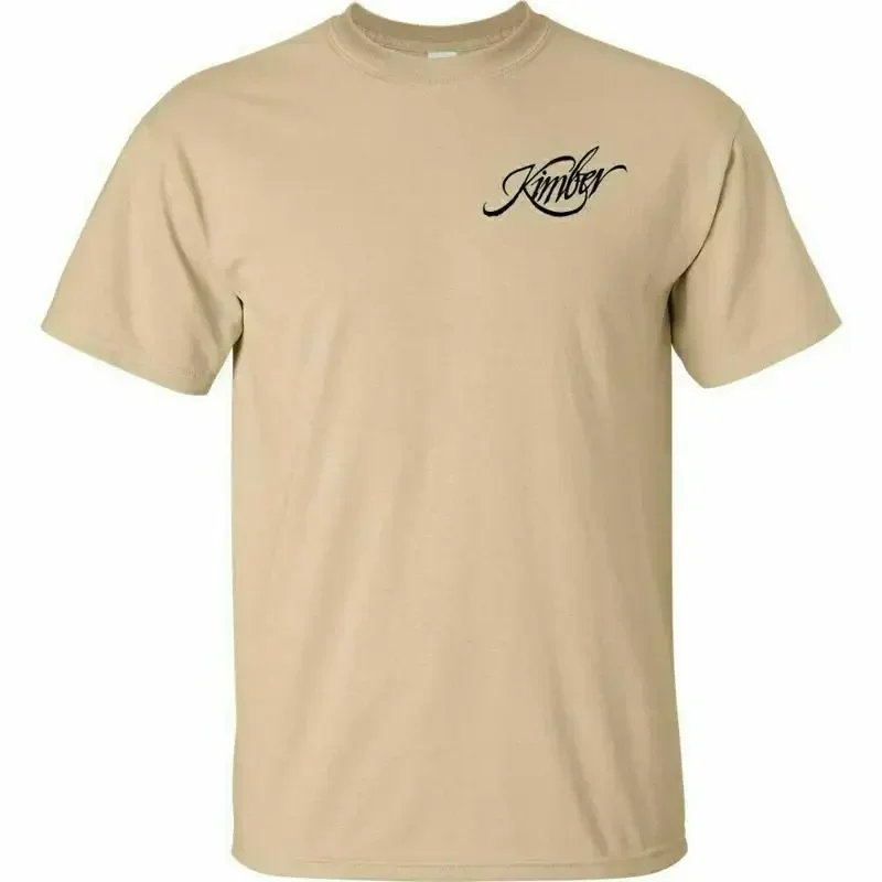 Kimber Black Chest Logo T Shirt 2nd Amendment Pro Gun Rights Rifle Pistol