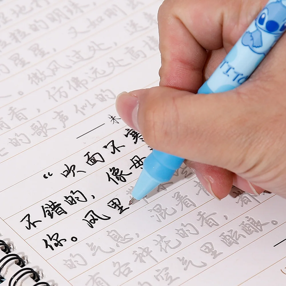 4 teile/schachtel Kawaii Stich Presse Gel Stift Zum Schreiben 0,5mmCartoon Schwarz Tinte Neutral Stift Büro Schule Liefert Studie Schreibwaren geschenk