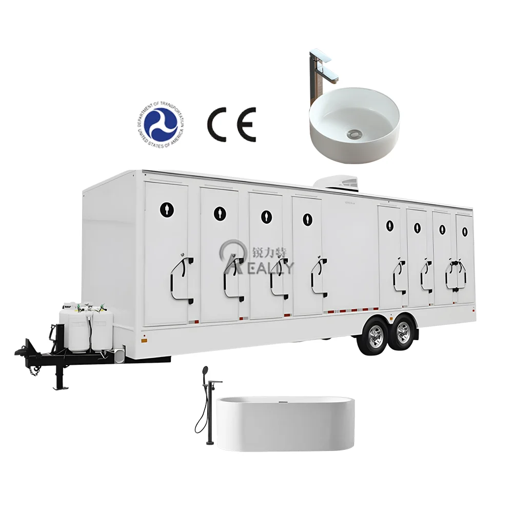 Moveable Restroom Trailers Portable Toilet Luxury Toilet Trailer Portable Toilet Trailer