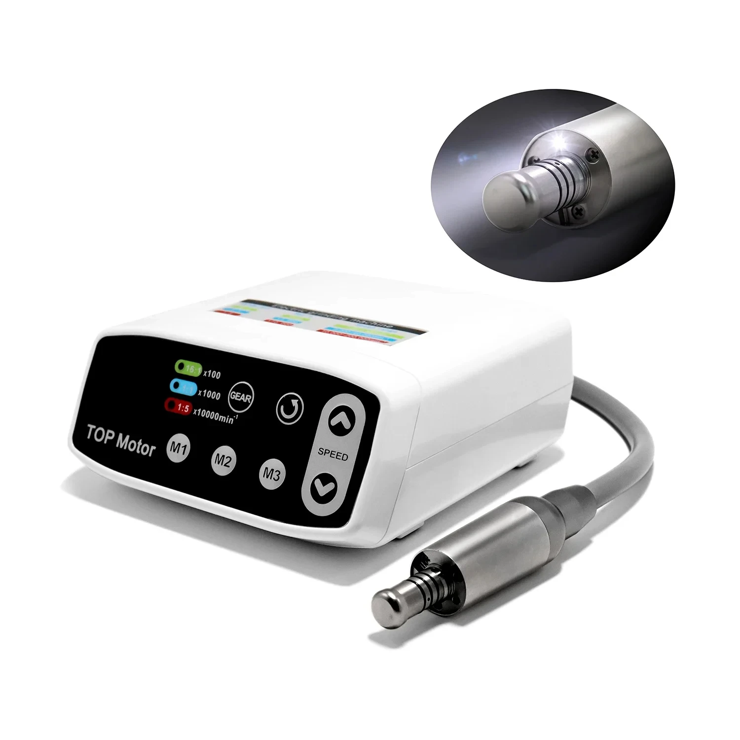 Dental clinical brushless LED micro motor can work With 1:5 1:1 16:1 Contra Angle Dentist Low Speed Handpiece