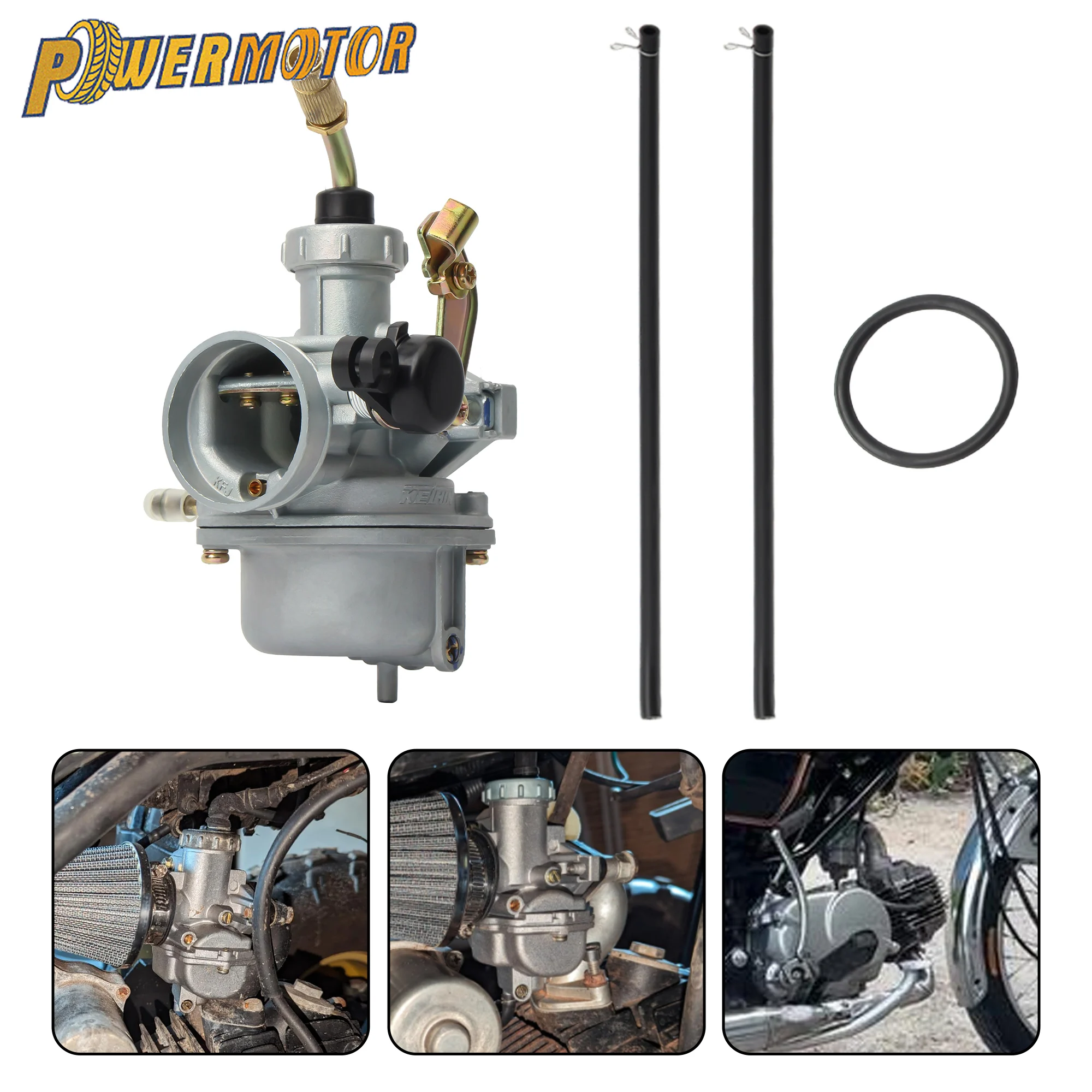 

For KAYO Apollo Bosuer Xmotos PZ22 Motorcycle 22mm Carburetor 2 Stroke 110cc 125cc Enduro Motocross Dirt Pit Bike ATV Quad Parts