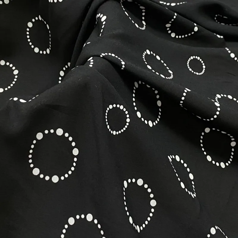 

Шелковая жоржетная шифоновая ткань с цветочным принтом, платье, блузка, шарф, красивая, слегка эластичная, непрозрачная, крутая, летняя, новая ткань для одежды