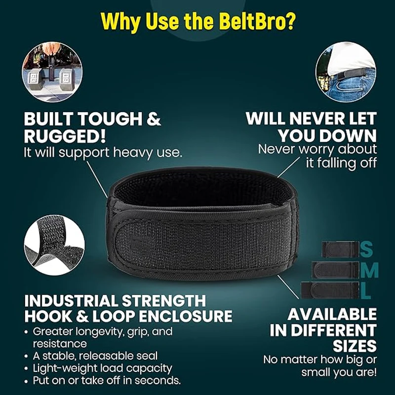 No Buckle Elastic Belt Men Adjustable Stretch Waist Band 1.5