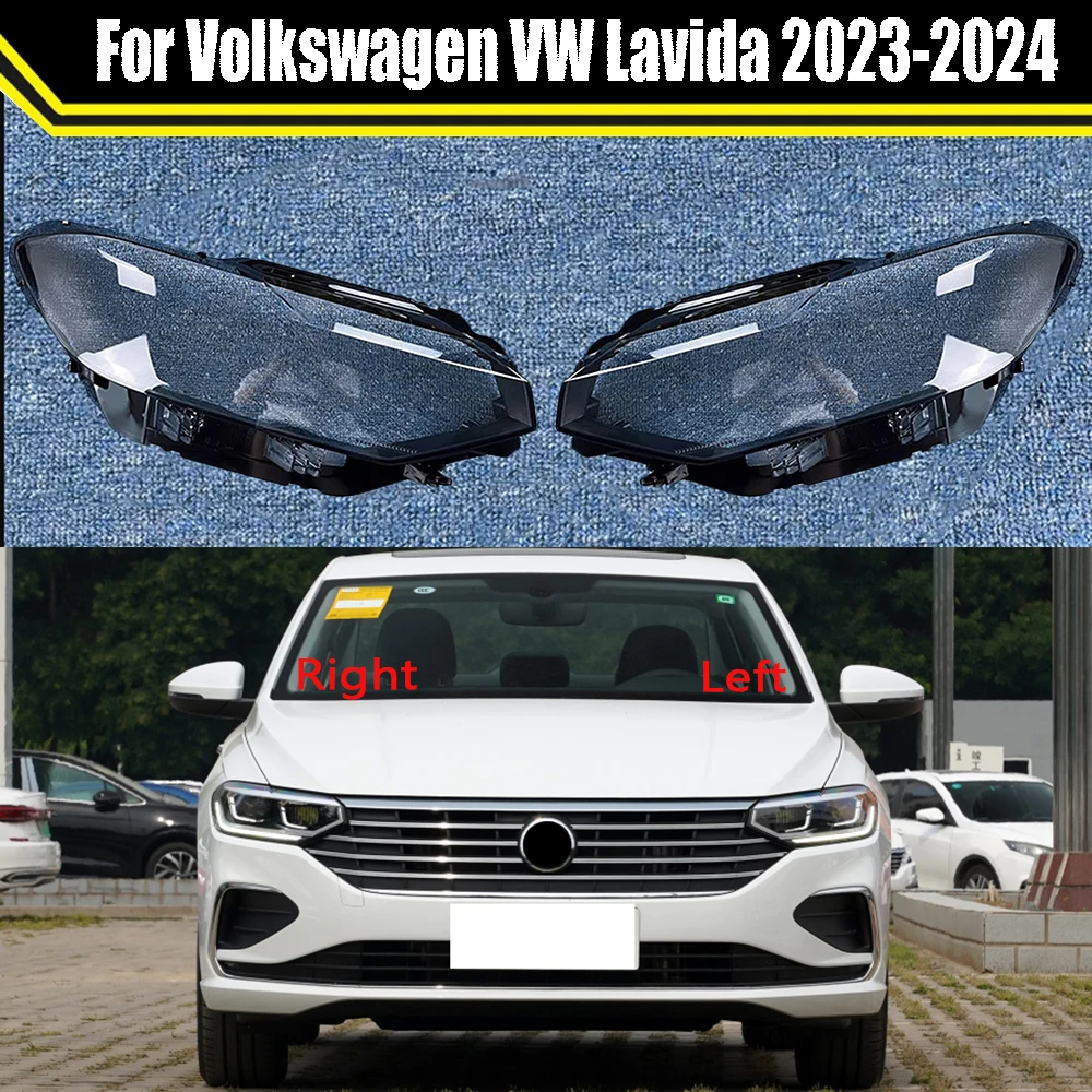 

Auto Head Lamp Light Case For Volkswagen VW Lavida 2023 2024 Headlight Lens Cover Lampshade Glass Lampcover Caps Headlamp Shell