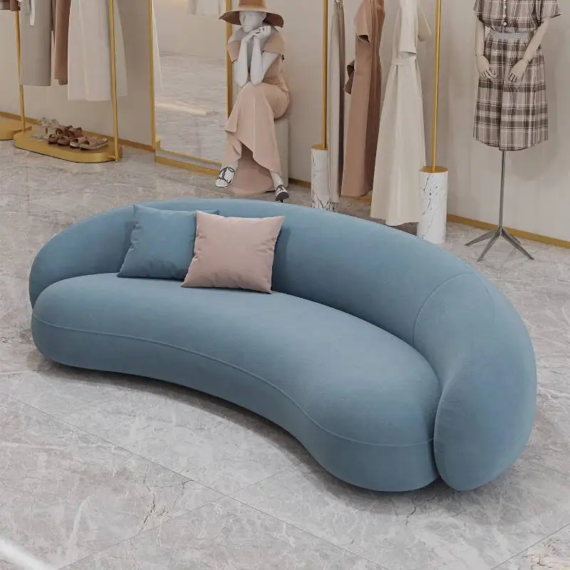 

Blue Italian Living Room Sofas Designer High Luxury Modern Sofa Living Room Compressed Lazy Banken Woonkamer Furniture For Home