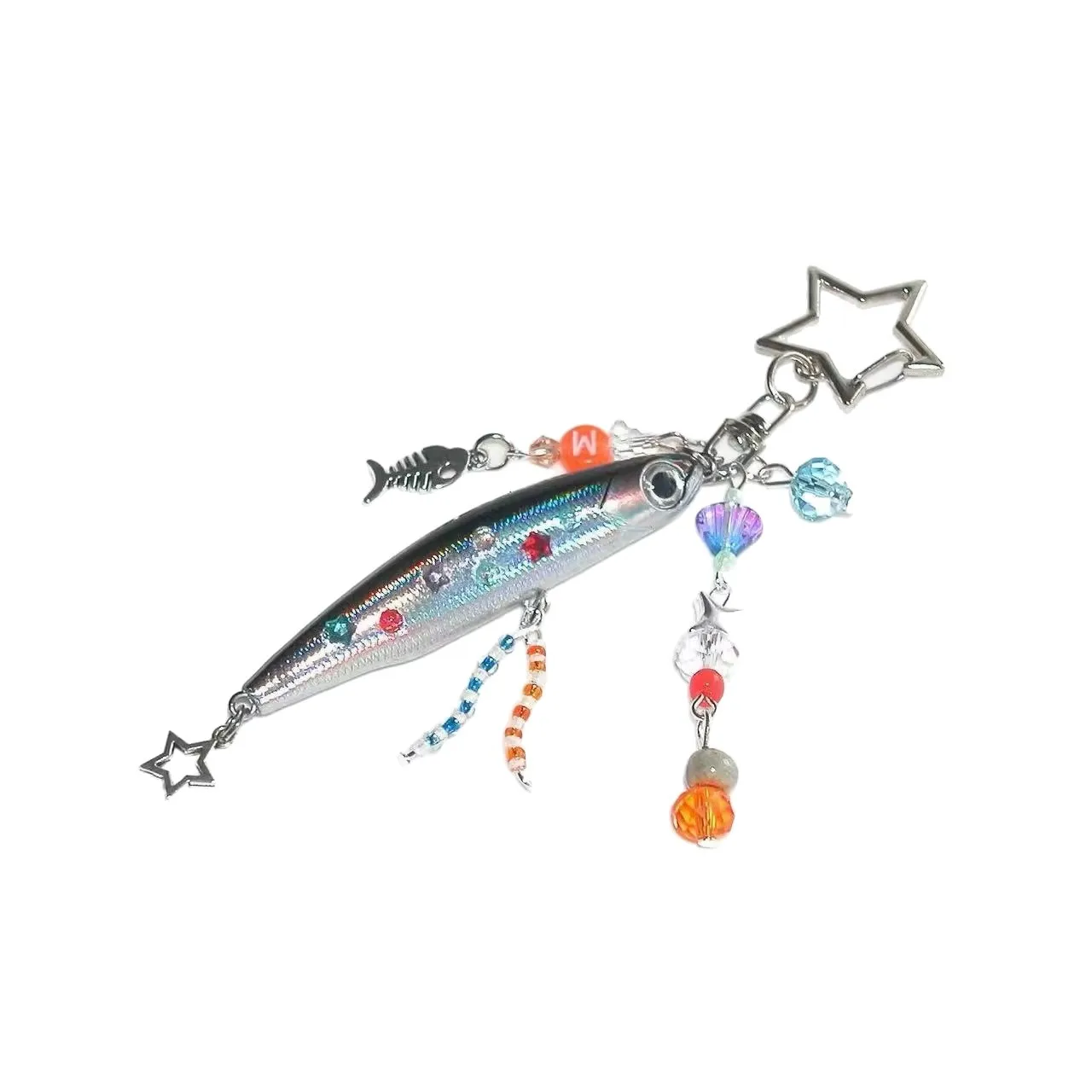 Сумка унисекс, подвески, имитация рыбы, стразы, креативные забавные милые аксессуары для сумок, многофункциональные брелки, чехлы для телефонов
