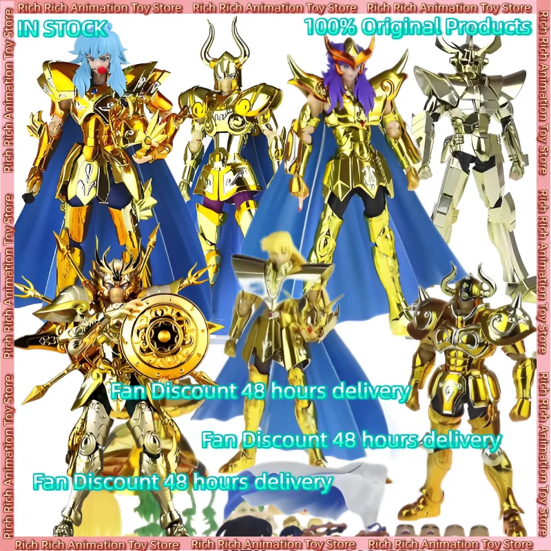 EN STOCK CS modelo Saint Seiya Myth Cloth EX Sagitario Aiolos/Capricornio Shura/Gemini Saga/Libra Dohko figura de acción