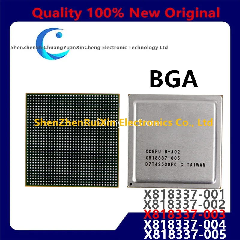 100% جديد X818337-001 X818337-002 X818337-003 X818337-004 X818337-005 GPU XBOX360 رقيقة آلة سليم شرائح