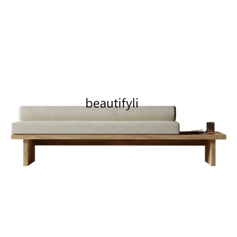 

Solid wood shoe changing stool can sit, shoe stool entrance door long strip bed tail stool can be dismantled and washed