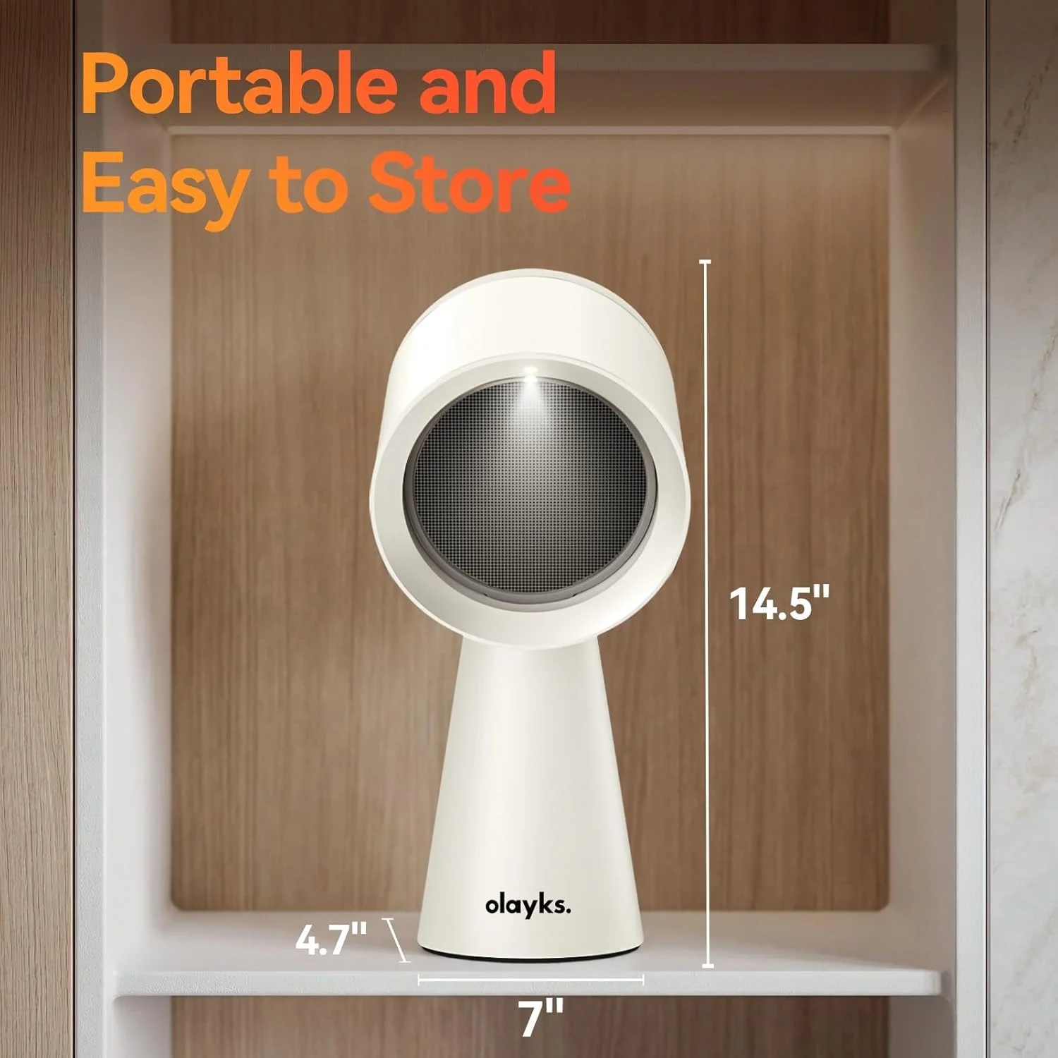 Olayks Portable Range Hood 3-Speed Exhaust Fan Advanced 5-Layer Filtration Large Oil Collection Cup for Dorm Indoor BBQ Hot Pot