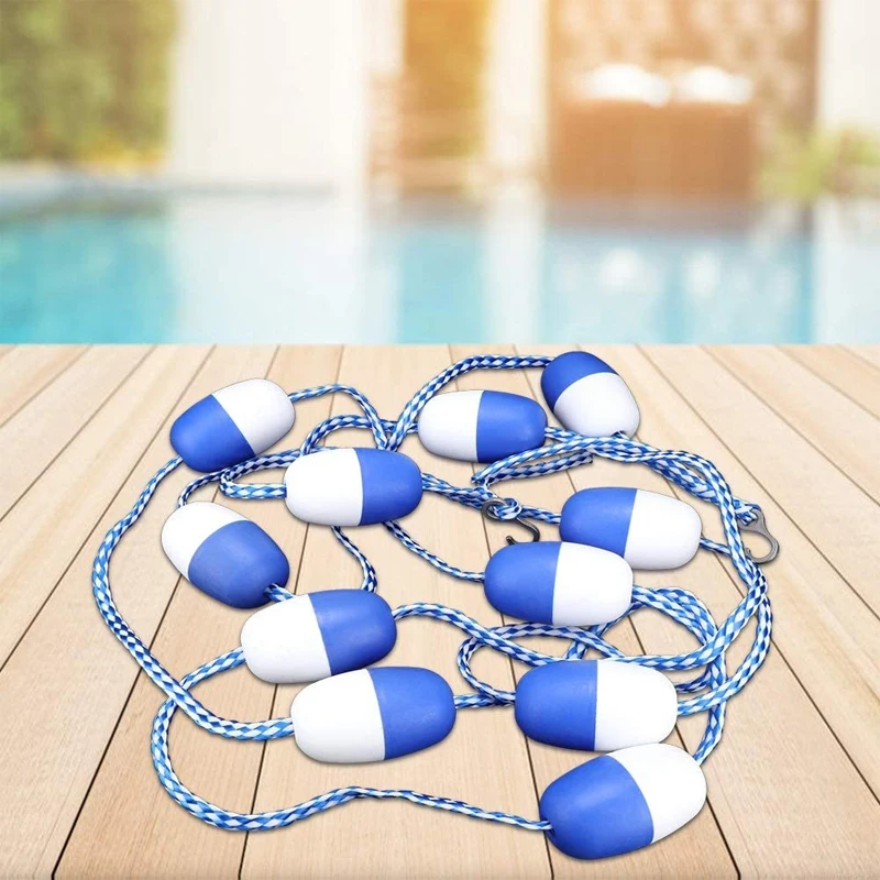 

Swimming Pool Accories Dividing Lanes Areas Floating Line Floats Safety Divider Floating Buoy Line Accories 5m