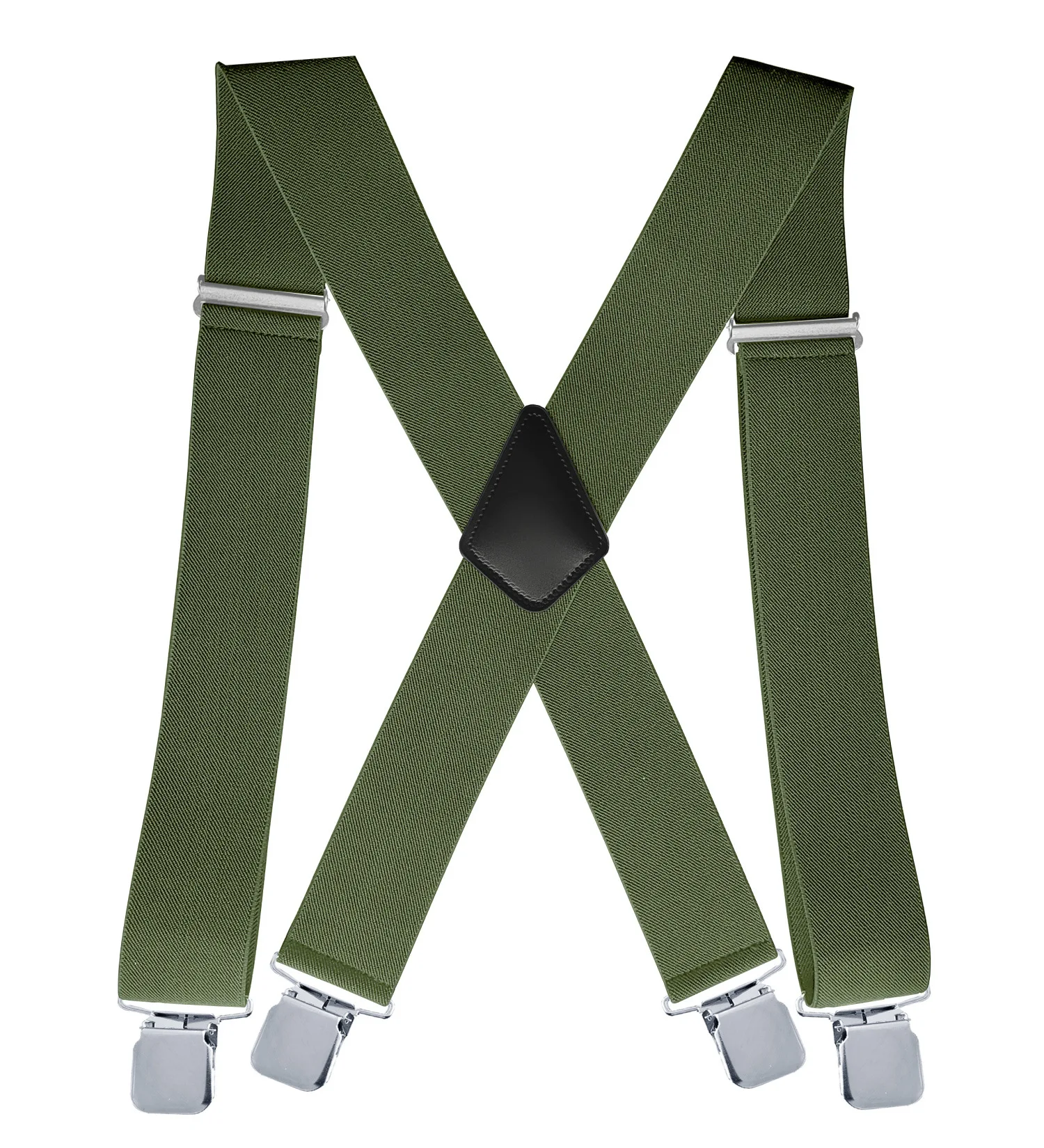 Multi Color 5cm Men Suspenders Elastic Adjustable 4 Clips Braces Strap Tirantes Hombre Para Pantalones Garter Suspensorio