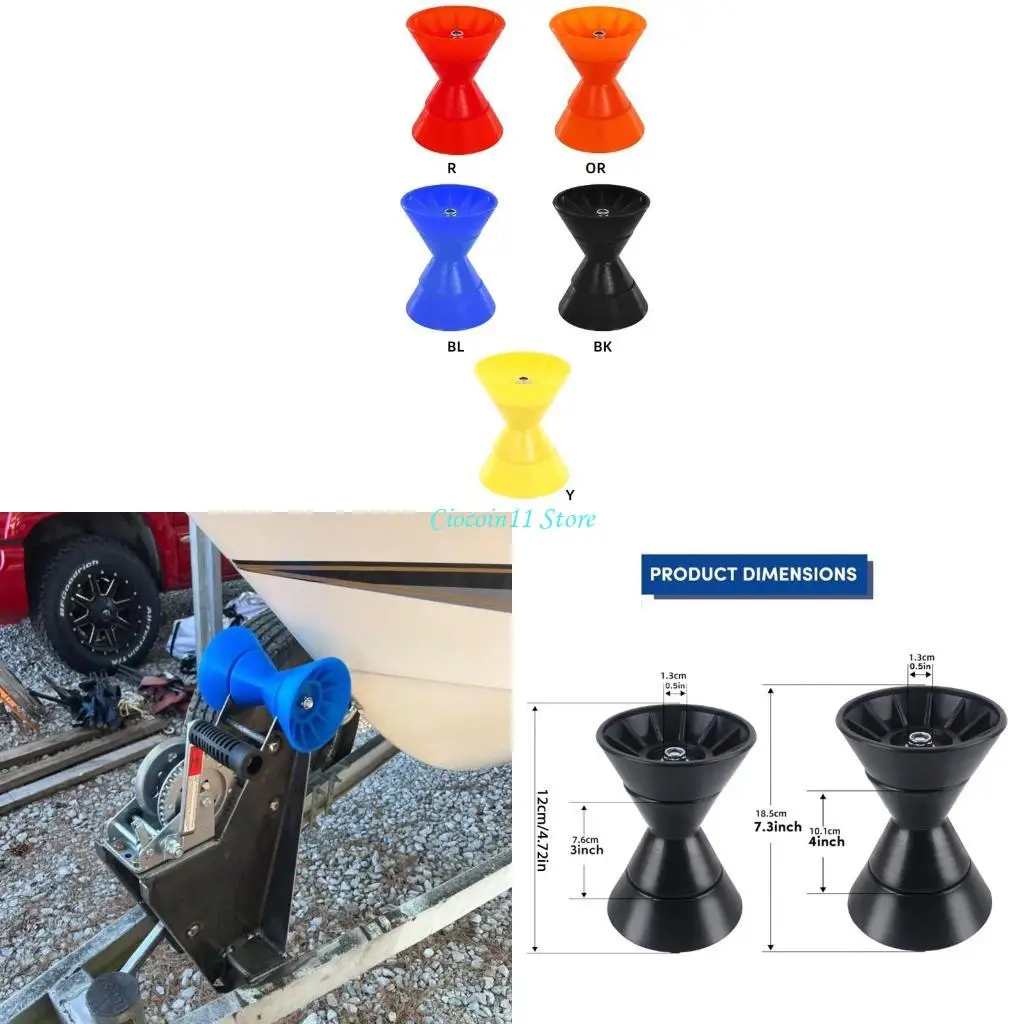 

Y1UB 3IN/4IN Rubber Roller Crait Traiter Trailer Stop Trailer с валом дюйма для трейлерного кронштейна легкая установка