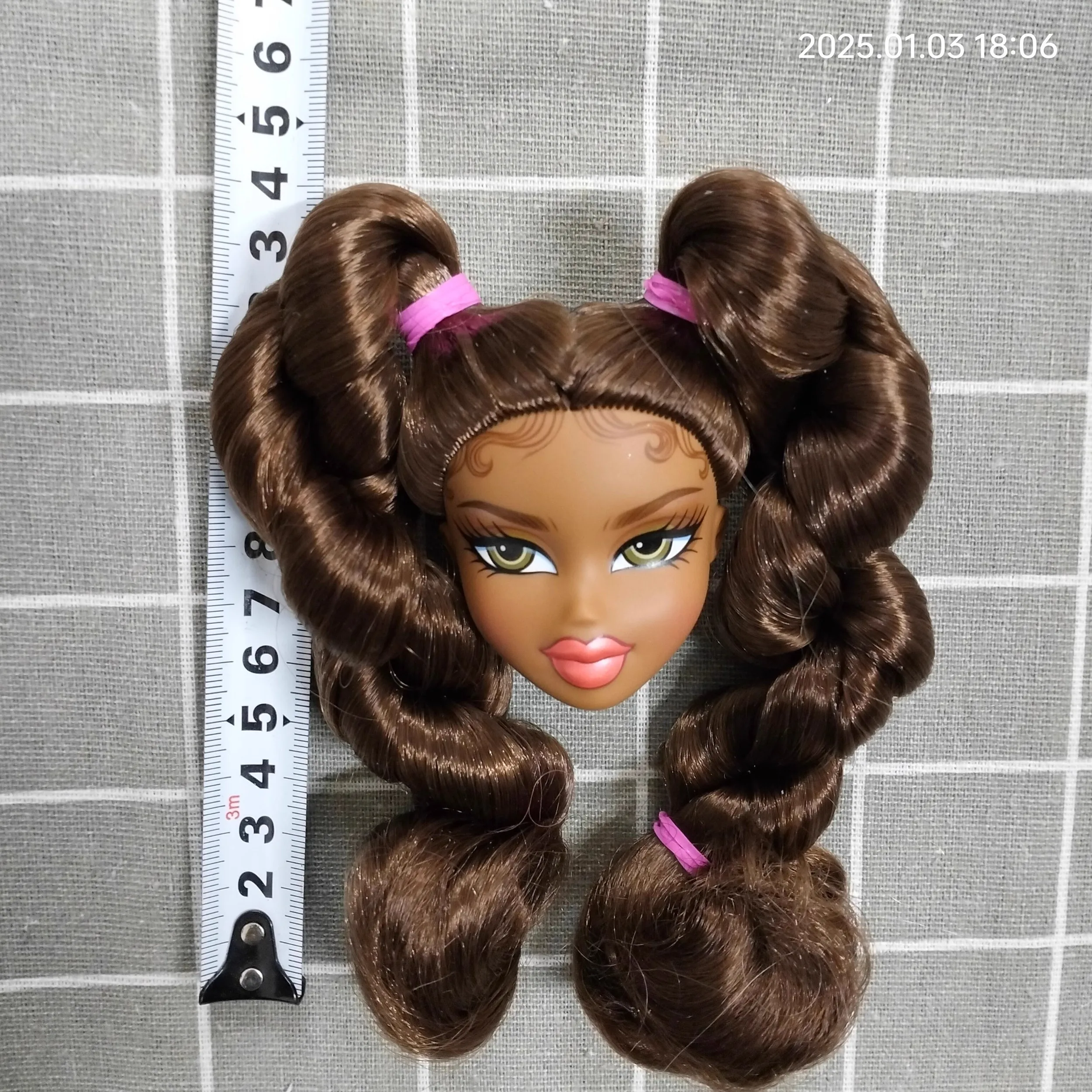2001 2015 original  doll with only head cute famasa black white braz leqimowan 2010 dongcheng yalisha