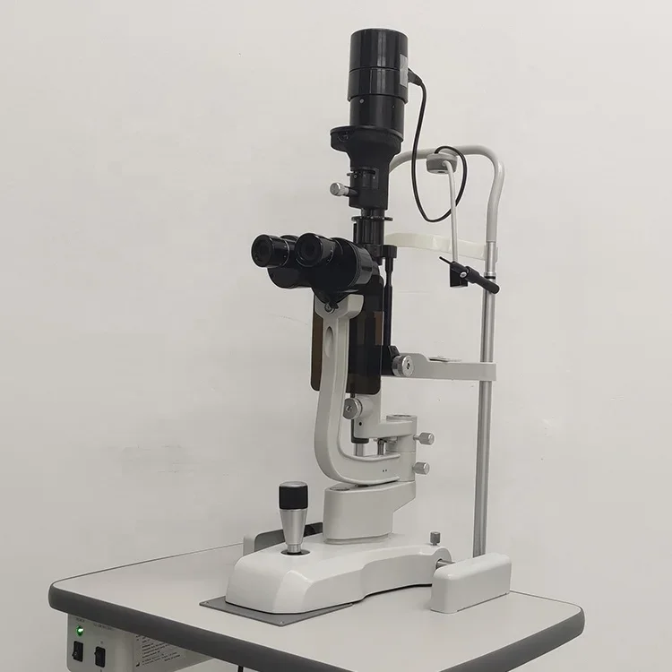S2B Low Price Convenient And Compact Halogen Lamp Eye Examination Device Two-step Magnifications Slit Lamp