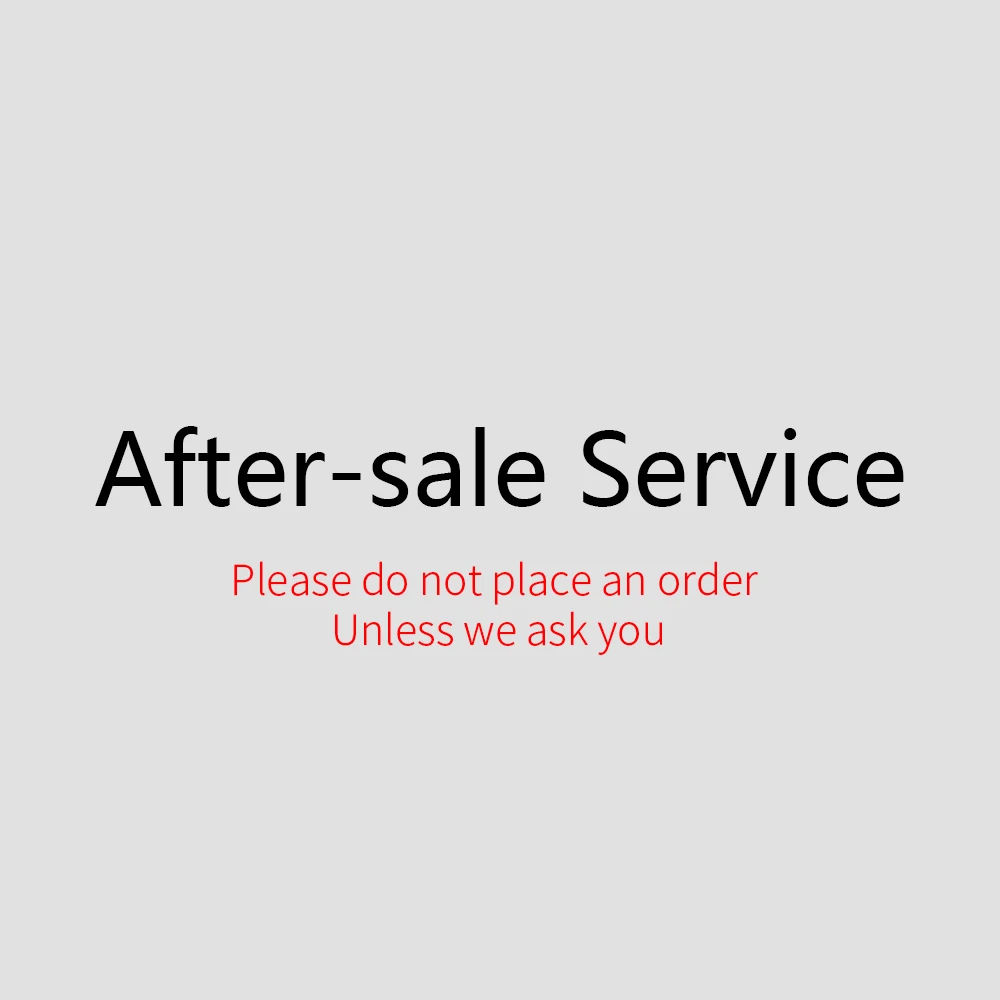 

Exclusive After-sales Service