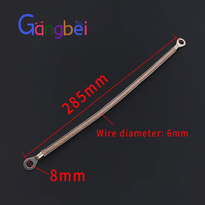 Kabel tanah jembatan plastik selubung transparan kabel tanah tembaga PVC kabel Tanah tahan korosi 4 6mm 200mm 250mm 300mm
