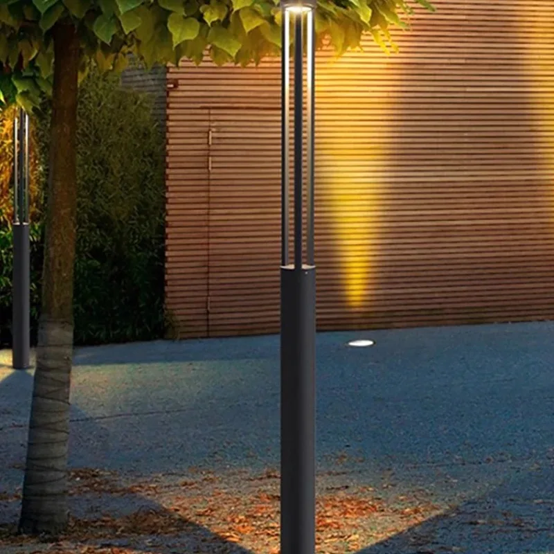 Outdoor street   high pole   villa garden  outdoor landscape   household 3 meters lawn   square light