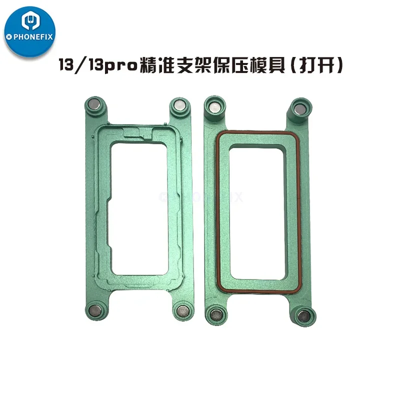 

Magnetic LCD Frame Pressure Holding Mold Aluminum Alloy Plate for iPhone Screen Frame Bezel Back Cover Pressing Lamination Tool