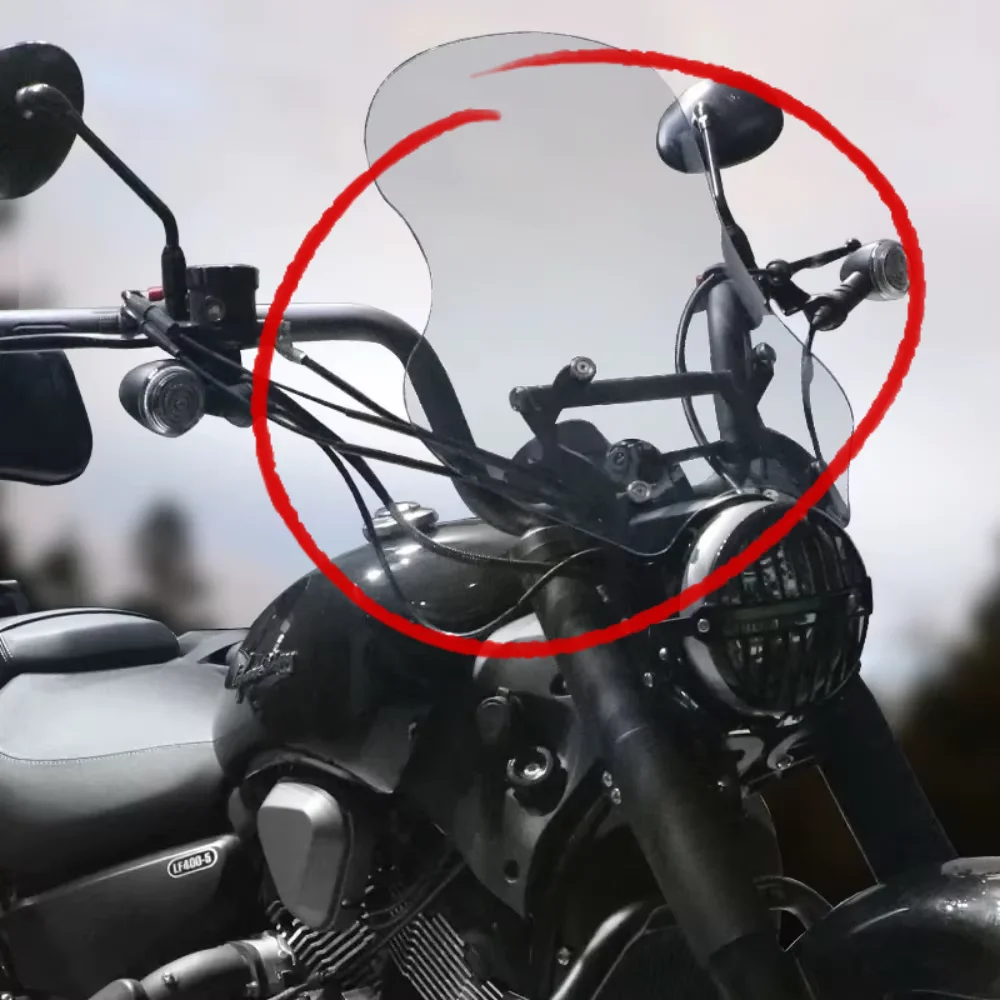【Perfect fit】For Lifan V400 front windshield windshield wind deflector modified navigation mobile phone holder extension rod