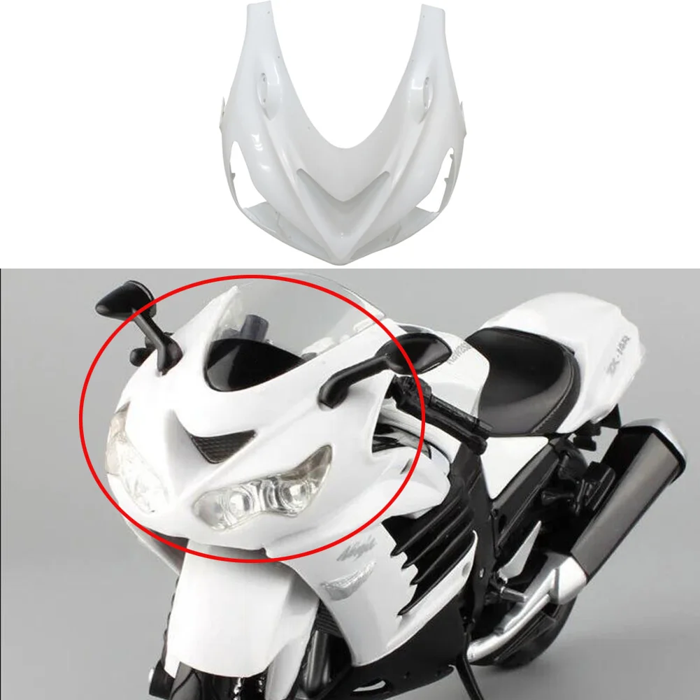 

Unpainted Motorcycle Upper Front Cowl Nose Fairing For Kawasaki Ninja ZX-14R ZZR1400 2012 2013 2014 2015 2016 2017 2018 2019New