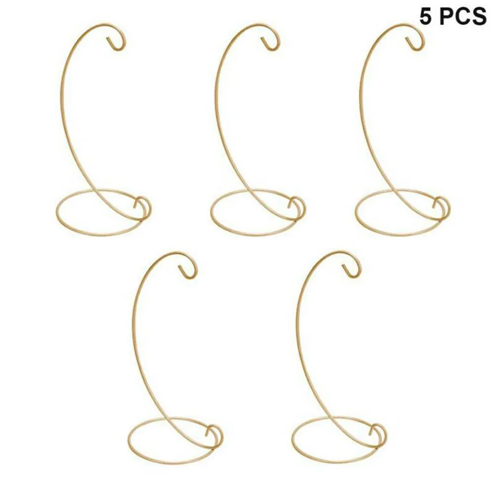 Display Iron Stand Iron Stand Ornament Hanging Display 5/10pcs Ornament Hanging Display Stand Simple Christmas Iron stand