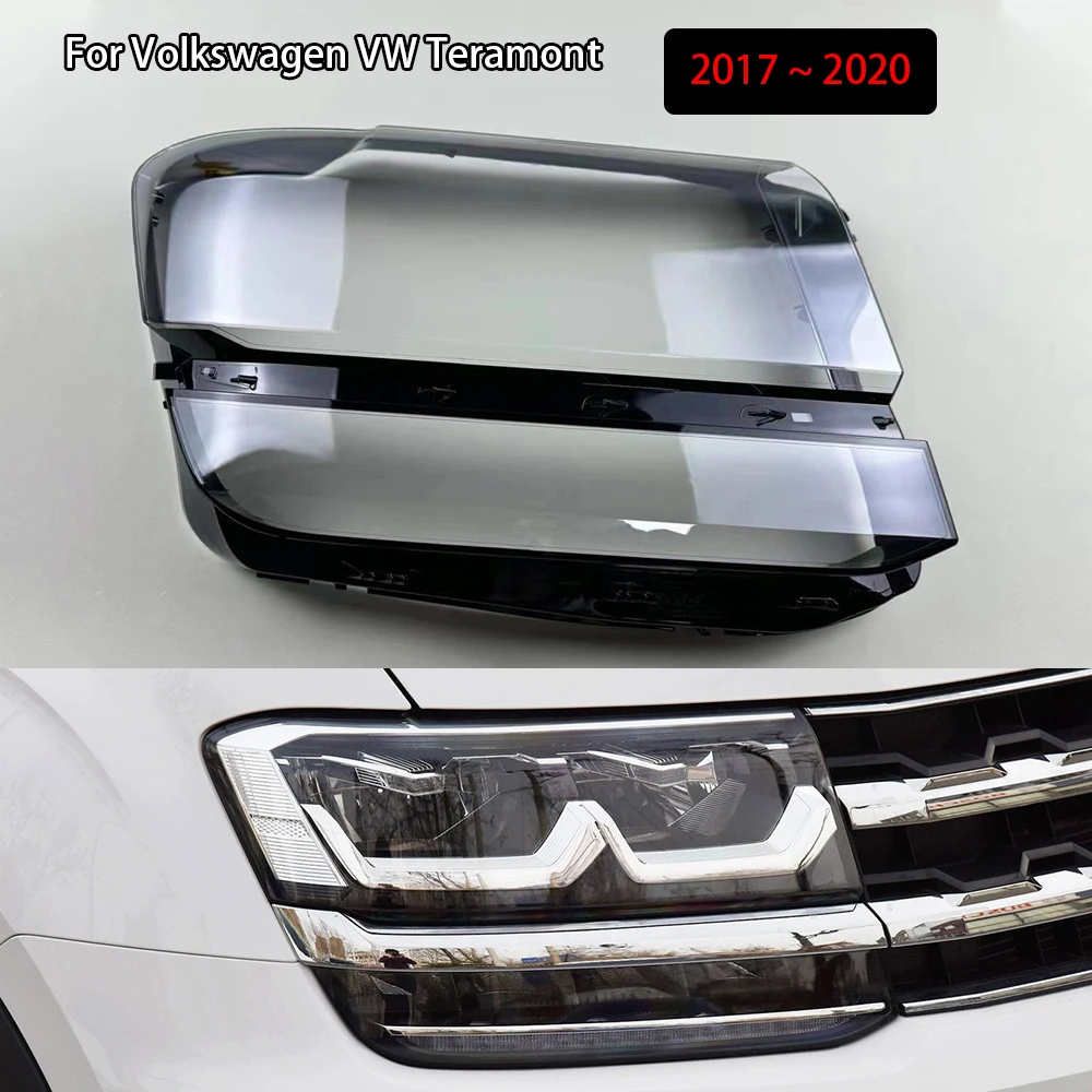 

Lampshade Headlamp Cover Lamp Shell Mask Headlight Shade Plexiglass For Volkswagen VW Teramont 2017 2018 2019 2020