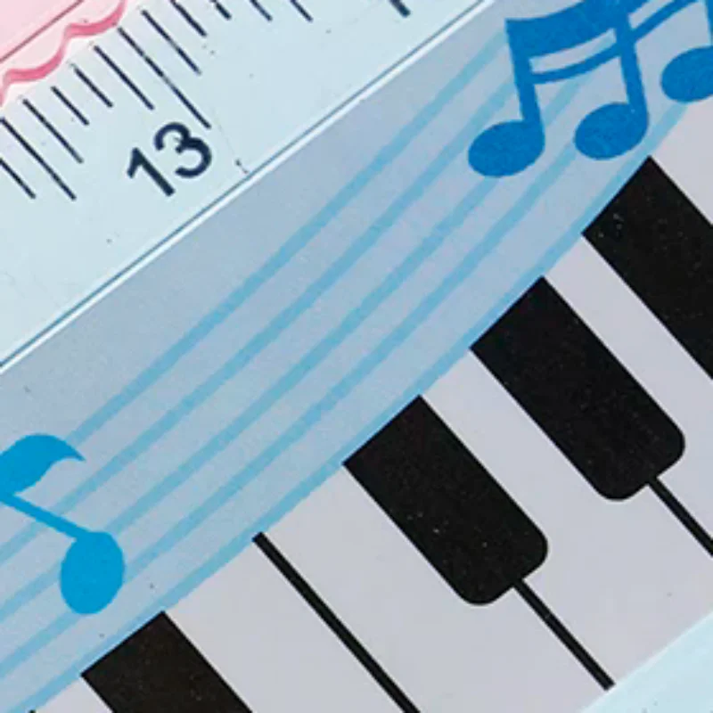 

1pc music ruler primary school students painting measuring scale creative ruler