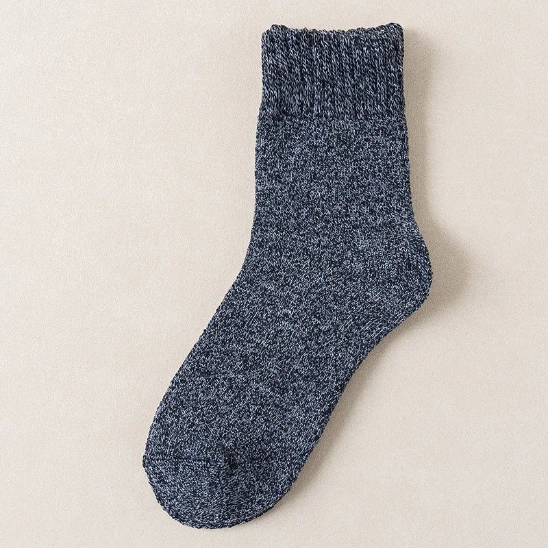 8/4/1 쌍의 야외 스키 양말, 남성용 미드솔 겨울용 따뜻한 양말, 남성용 하이킹 및 평행 양말