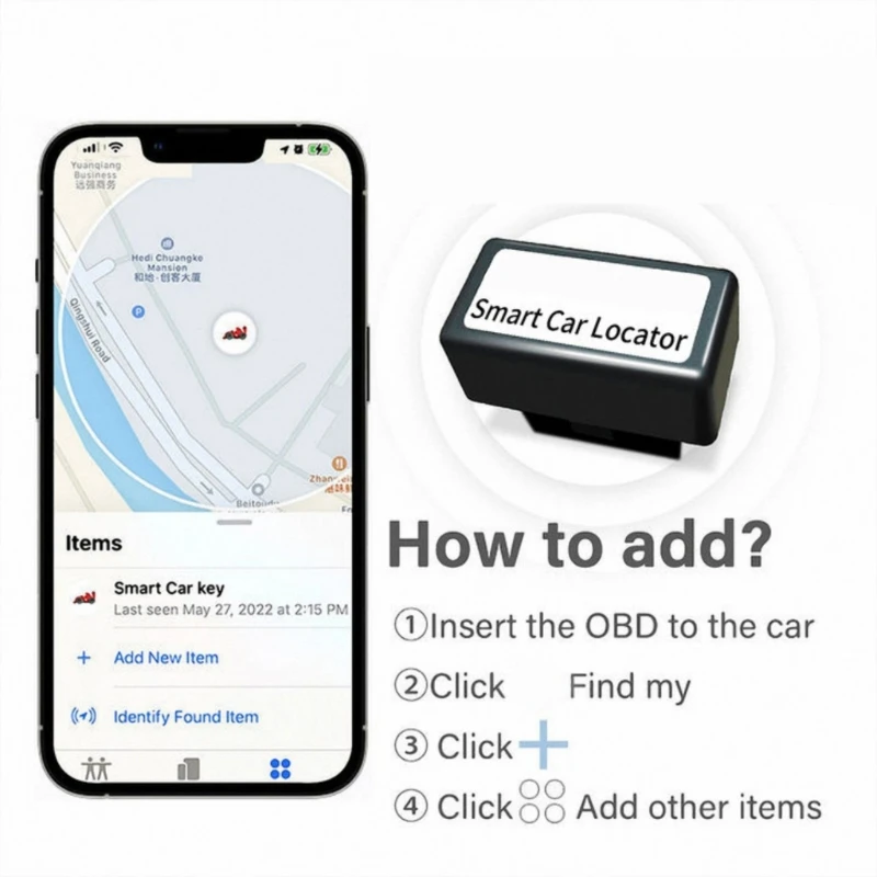 

OBD Car Locator Without Charging Long Service Time Global Positioning Finder