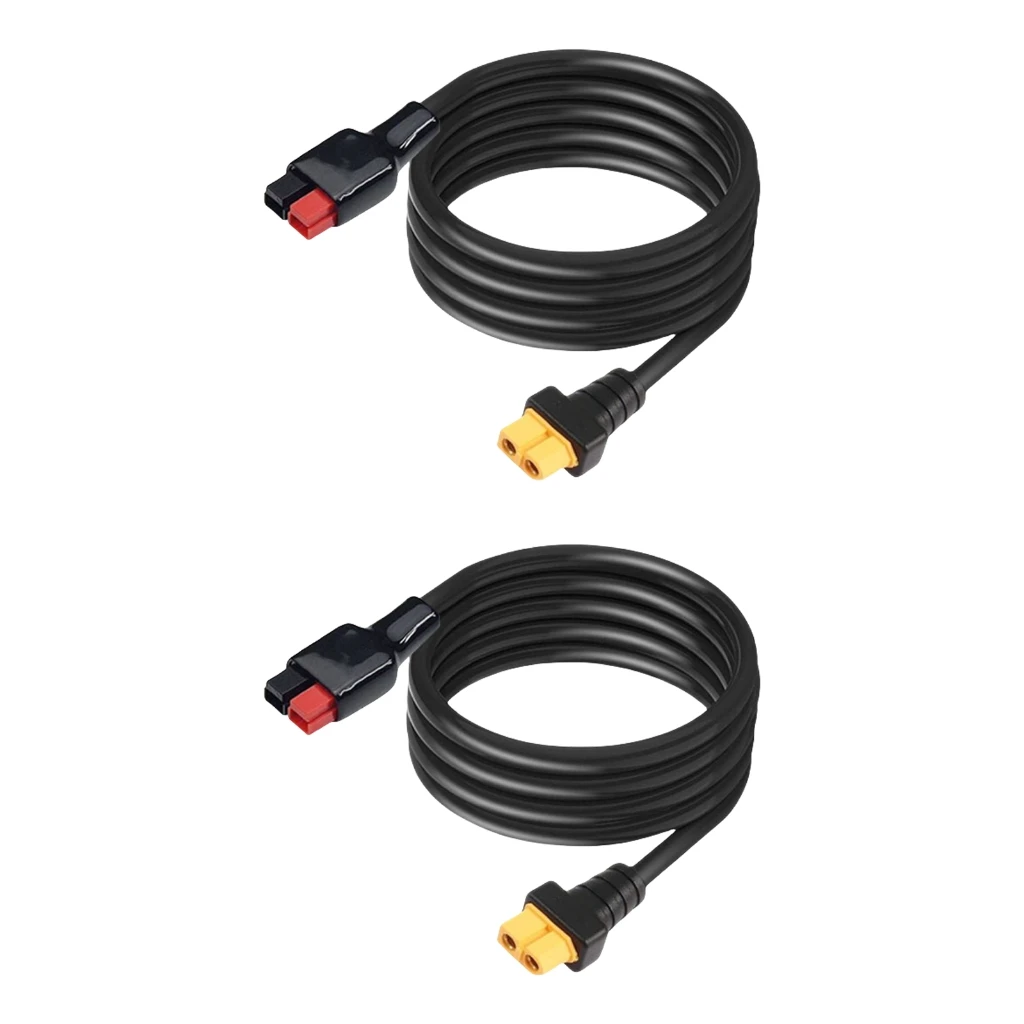 

1 шт. кабель с разъемом для солнечных силовых полюсов, сверхмощный адаптер 14AWG, XT60 на Anderson, солнечная панель, электромобиль