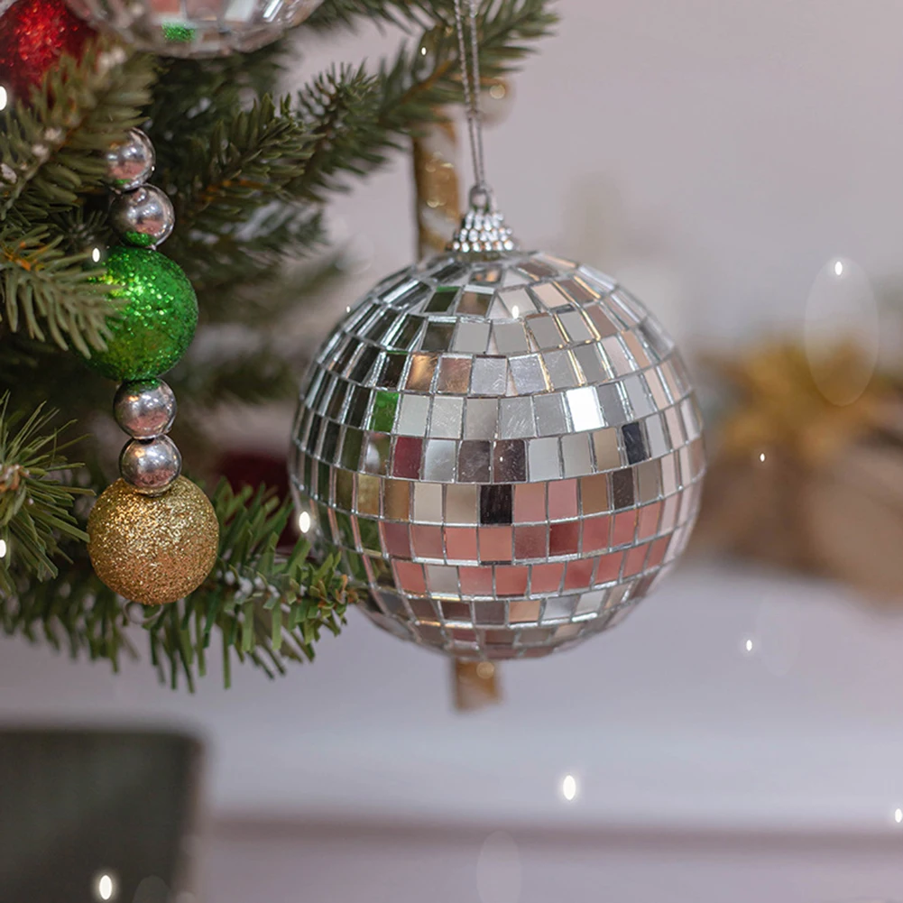 12個のディスコミラーボール、シルバー反射ボール、クラブ、パ - Disco Ball Mirror のレビューと価格