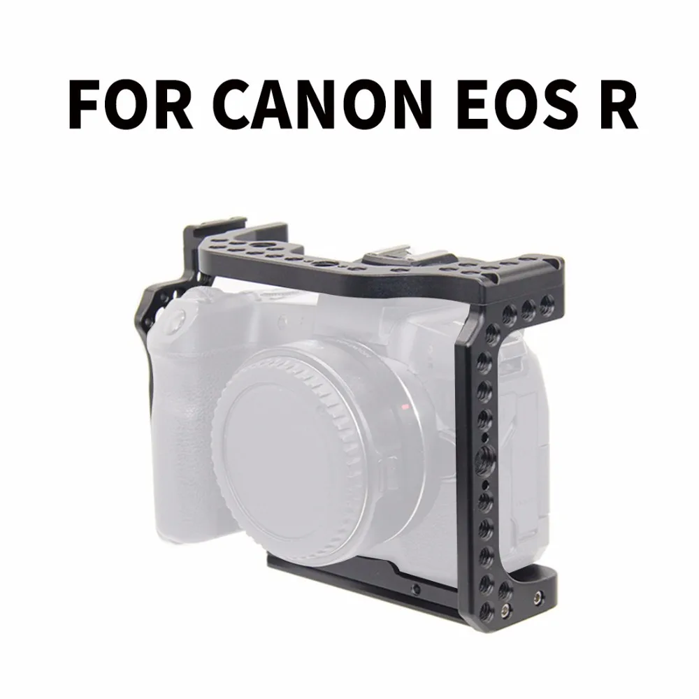 Kamerakäfig für Canon EOS R ILDC / R50V Kamera, passgenau für Arca Swiss Grundplatte, ARRI Cold Shoe Halterung, Video Film Rig Stabilisator – Detail 5