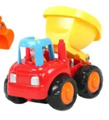 4 teile/satz Auto Bunte Engineering Teams Frühen Kindheit Pädagogisches Trägheit Schiebe Bulldozer/Bauer Traktor Auto Spielzeug